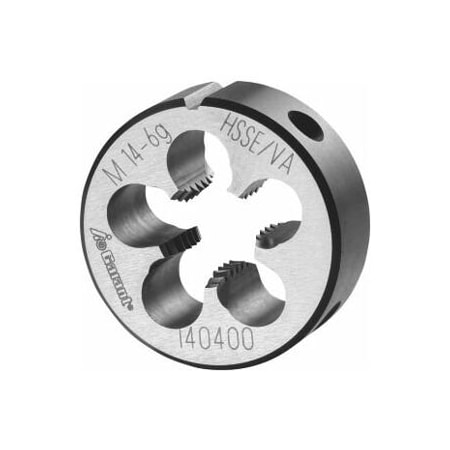 Garant M14X2 HSS-E Round Die, for High Tensile Steels, Closed/Pre-Slit Form 140400 M14